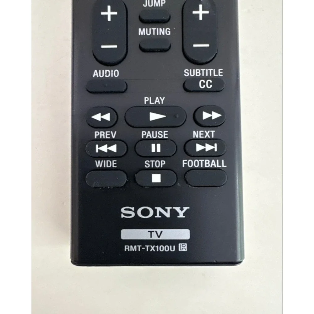 Sony RMT-TX100U TV Remote Control for Bravia Smart TV Netflix Button Black